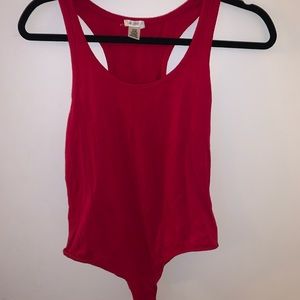 Red body suit